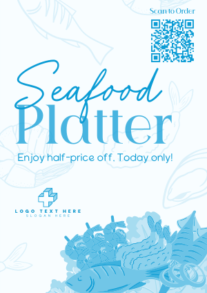 Seafood Platter Sale Flyer Image Preview