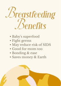 Breastfeeding Benefits Flyer Image Preview