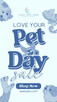 Pet Day Sale Facebook Story Design