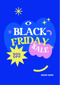 Abstract Black Friday Flyer Image Preview