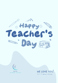 Teachers Day Greeting Flyer Image Preview