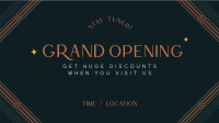 Art Deco Grand Opening Facebook event cover Image Preview