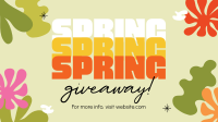 Spring Giveaway Facebook Event Cover Design