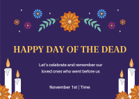Day of the Dead Postcard Image Preview