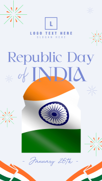 Indian National Republic Day YouTube Short Design