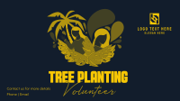 Minimalist Planting Volunteer Animation Image Preview