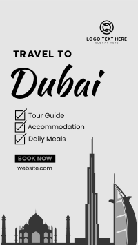 Dubai Travel Package Instagram story Image Preview