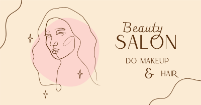 Beauty Salon Branding Facebook ad Image Preview