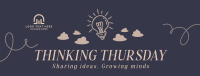 Thinking Thursday Ideas Facebook cover | BrandCrowd Facebook cover Maker