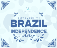 Brazil Independence Patterns Facebook Post Design
