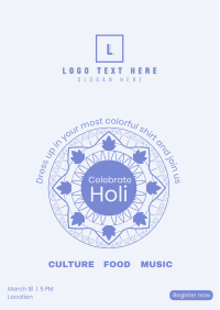 Holi Mandala Flyer Image Preview