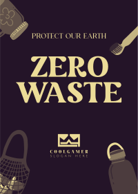 Go Zero Waste Flyer Design