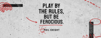 Play by the Rules Facebook cover Image Preview