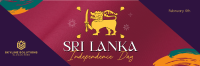 Sri Lanka Independence Twitter Header Image Preview