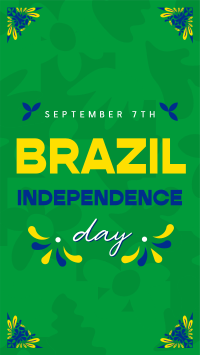 Brazil Independence Patterns TikTok Video Image Preview