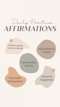 Affirmations To Yourself TikTok video Image Preview