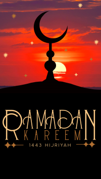 Unique Minimalist Ramadan Instagram Story Design