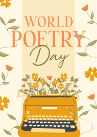 Vintage World Poetry Flyer Preview