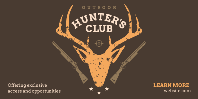 Join The Hunter's Club Twitter Post Image Preview