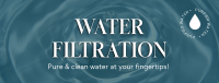 Water Filter Business Facebook Cover Design