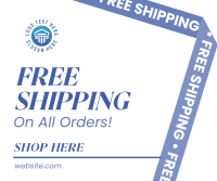 Contemporary Generic Shipping Facebook Post Design