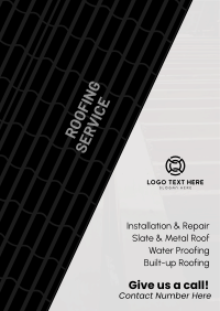 Roofing Services Expert Poster Design