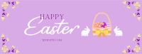 Easter Bunny Giveaway Facebook Cover Design