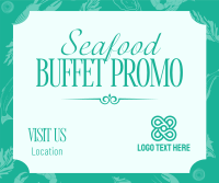 Luxury Seafood Facebook Post Design
