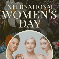 Floral International Women's Day Instagram post Image Preview