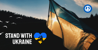 Stand with Ukraine Facebook Ad Design