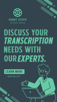 Transcription Experts TikTok Video Image Preview