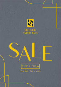 Modern Textured Sale Flyer Image Preview