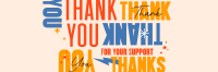 Playful Thank You Twitter header (cover) Image Preview