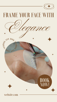 Elegant Eyelash Video Image Preview