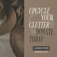 Sustainable Fashion Upcycle Campaign Linkedin Post Image Preview