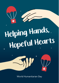 Helping Hands Humanitarian Day Flyer Image Preview