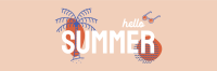 Hello Summer Twitter Header Design
