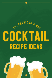 St. Patrick's Day  Happy Hour Pinterest Pin Image Preview