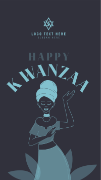 Kwanzaa Tradition Facebook Story Design