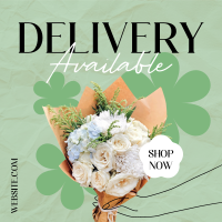 Flower Delivery Available Instagram post Image Preview