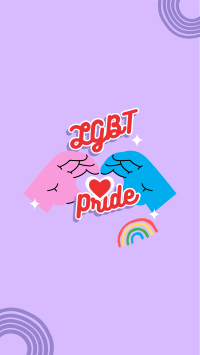 LGBT Pride Sign Facebook Story Image Preview