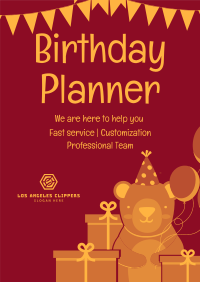 Birthday Planner Poster Image Preview