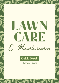A Lawn Time Ago Flyer Image Preview