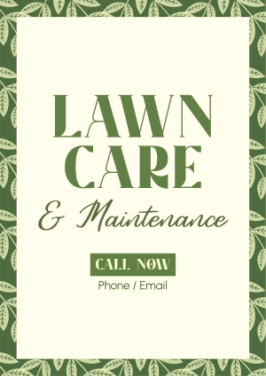 A Lawn Time Ago Flyer Image Preview