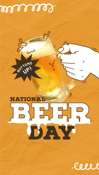 National Dope Beer Facebook Story Design