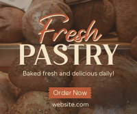 Rustic Pastry Bakery Facebook post Image Preview