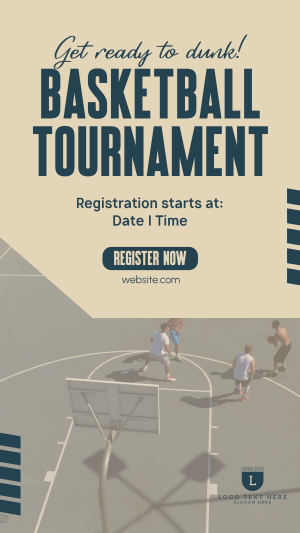 Basketball Mini Tournament Facebook story Image Preview