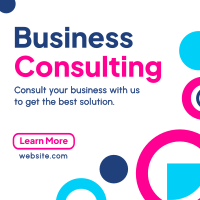 Abstract and Shapes Business Consult Instagram Post Preview