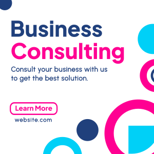 Abstract and Shapes Business Consult Instagram post Image Preview