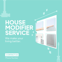 House Modifier Service Instagram Post Design